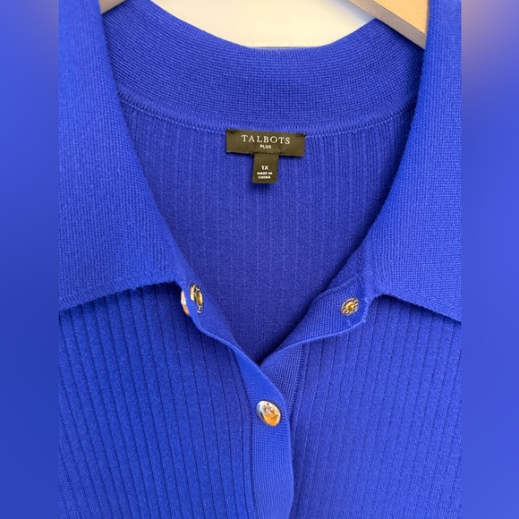 Talbots Royal Blue Midi Dress - Picture 3 of 6